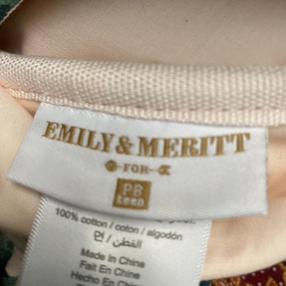 Pottery Barn Palms Rope Duffle Bag Emily & Meritt Travel Tote Kids Teen Womens - Picture 9 of 10